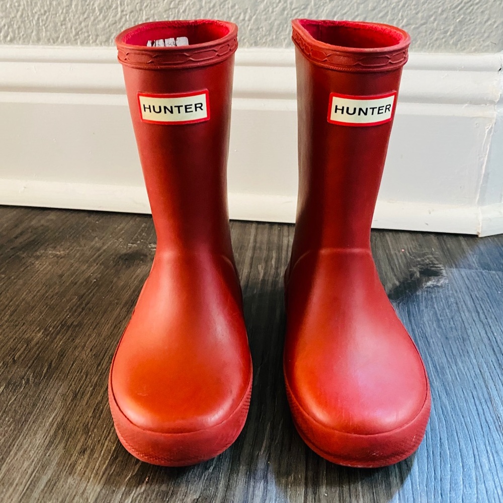 Red Hunter Toddler Rain Boots
